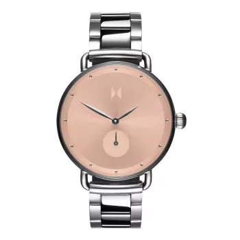 MVMT D-FR01-S Orologio 36mm al quarzo svizzero quadrante bianco cinturino in pelle nera