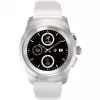 MyKronoz ZeTime Smartwatch Argento/Bianco Silicone Piatto