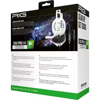 Cuffie gaming NACON RIG 300HX per Xbox, bianche