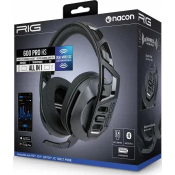 NACON RIG 600 PRO HS cuffie, nero