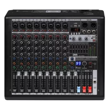 NATEC DNA HLC 8 MK2 mixer audio analogico 8 canali