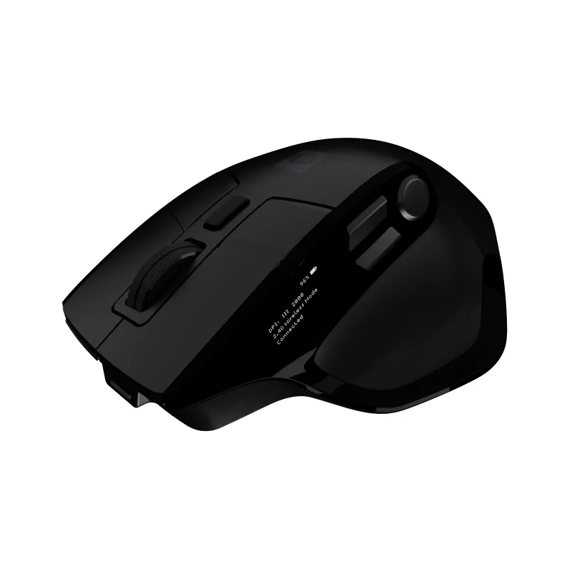 Natec Jaguar Pro mouse da gaming wireless, 2,4 GHz + Bluetooth, 4000 DPI, nero
