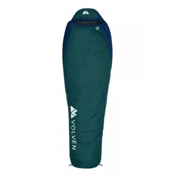 Volven Polaris Evo Sacco a pelo, verde, cerniera a destra