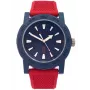 Nautica Atlantic orologio da uomo al quarzo analogico NAPATF204 quadrante blu cinturino in silicone blu 42,5mm