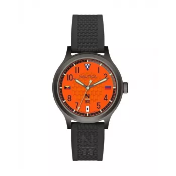 Nautica Uomo NAPCFS915 Orologio cronografo al quarzo 43mm quadrante blu cinturino in silicone