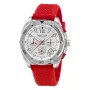 Nautica cronografo da uomo Pacific Beach con quadrante blu e cinturino in silicone NAPTCF205