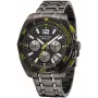 Nautica Orologio da uomo al quarzo NAPTCF210 44mm Acciaio inox Quadrante blu Cinturino in silicone