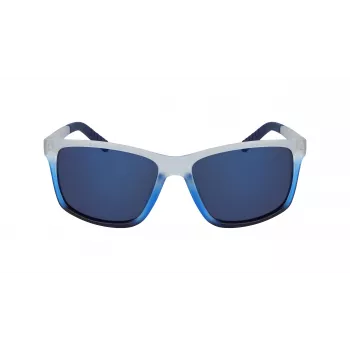 NAUTICA N3644SP-471 occhiali da sole uomo polarizzati rettangolari nero opaco/grigio 62mm