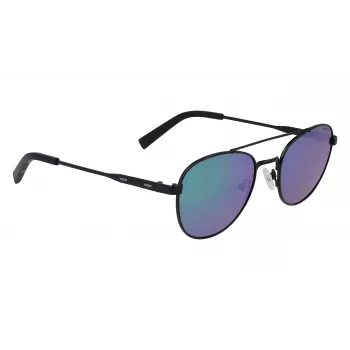 Nautica N4641SP-005 Occhiali da sole uomo polarizzati - Montatura nera, lenti grigie