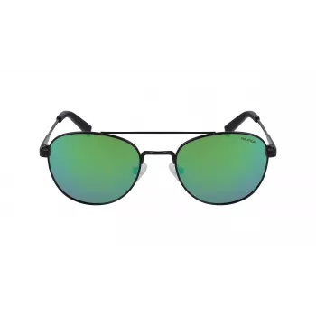 Nautica N4641SP-005 Occhiali da sole uomo polarizzati - Montatura nera, lenti grigie