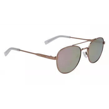 Nautica N4641SP-785 Occhiali da sole da uomo rettangolari polarizzati, tartaruga marrone, 53 mm