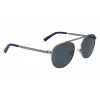 NAUTICA N4642SP-030 Occhiali da sole da uomo polarizzati rettangolari nero opaco 54mm