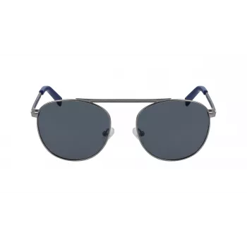NAUTICA N4642SP-030 Occhiali da sole da uomo polarizzati rettangolari nero opaco 54mm
