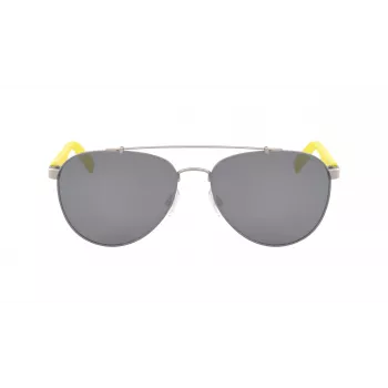 Occhiali da sole NAUTICA N5131S-046 uomo rettangolari montatura nera lenti grigie 60/17/140 mm