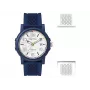 Nautica NABLEME02 Orologio uomo al quarzo analogico quadrante blu cinturino in silicone blu 38mm