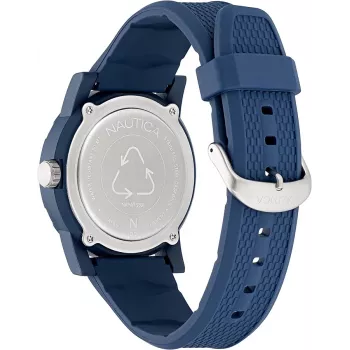 Nautica NAPATS301 Orologio da uomo analogico al quarzo 42,5mm quadrante blu cinturino in silicone