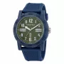 Nautica NAPATS305 orologio da uomo al quarzo analogico quadrante blu cinturino in silicone 42,5mm