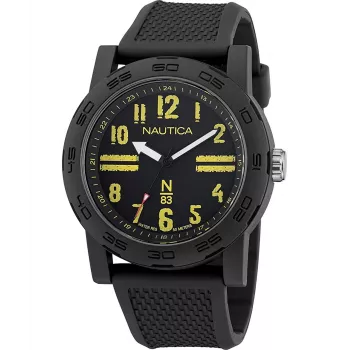Nautica Pacific Beach orologio uomo al quarzo analogico NAPATS303 blu silicone 42,5mm