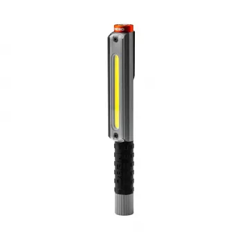 NEBO Lil Larry 500 Flex torcia LED COB ricaricabile da 500 lumen con base magnetica, USB-C, IPX4
