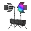 Kit 2 luci video LED NEEWER 2×660 PRO II RGB con 2 stativi da 200cm