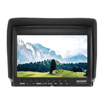Monitor da campo NEEWER F100 + caricabatterie USB + kit batteria