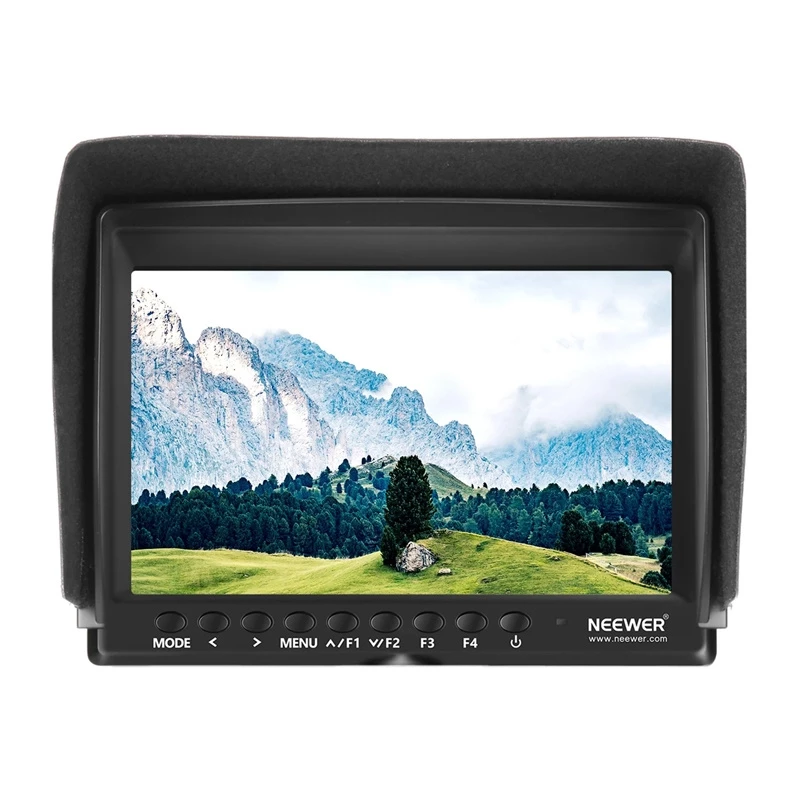 Monitor da campo NEEWER F100 + caricabatterie USB + kit batteria