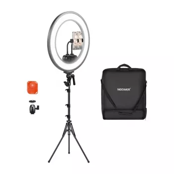 NEEWER RL45B Kit ring light LED ultra sottile 45W 18 pollici