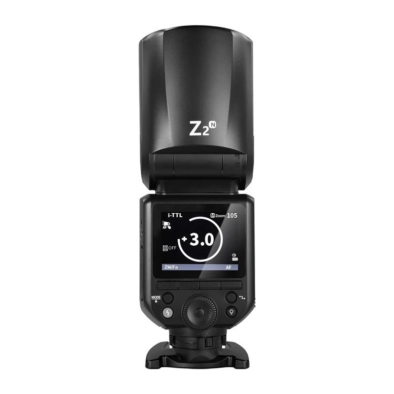 Neewer Z2-N flash speedlite TTL con testa rotonda per Nikon