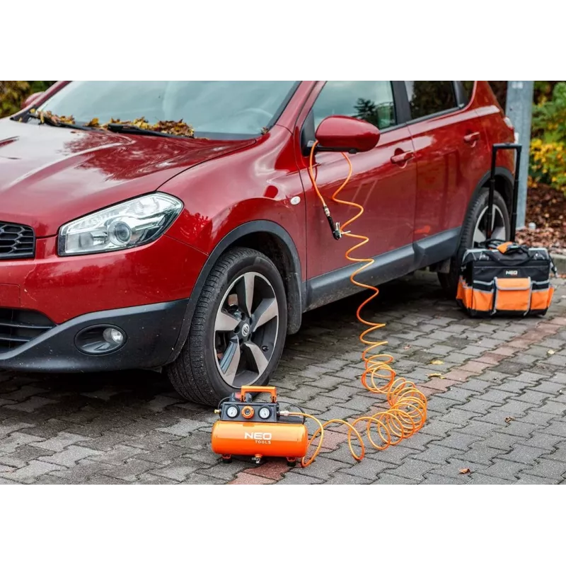 NEO TOOLS 04-620 Compressore ad aria lubrificato a olio 24L 1,5kW 8bar 200L/min