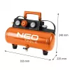 NEO TOOLS 04-620 Compressore ad aria lubrificato a olio 24L 1,5kW 8bar 200L/min