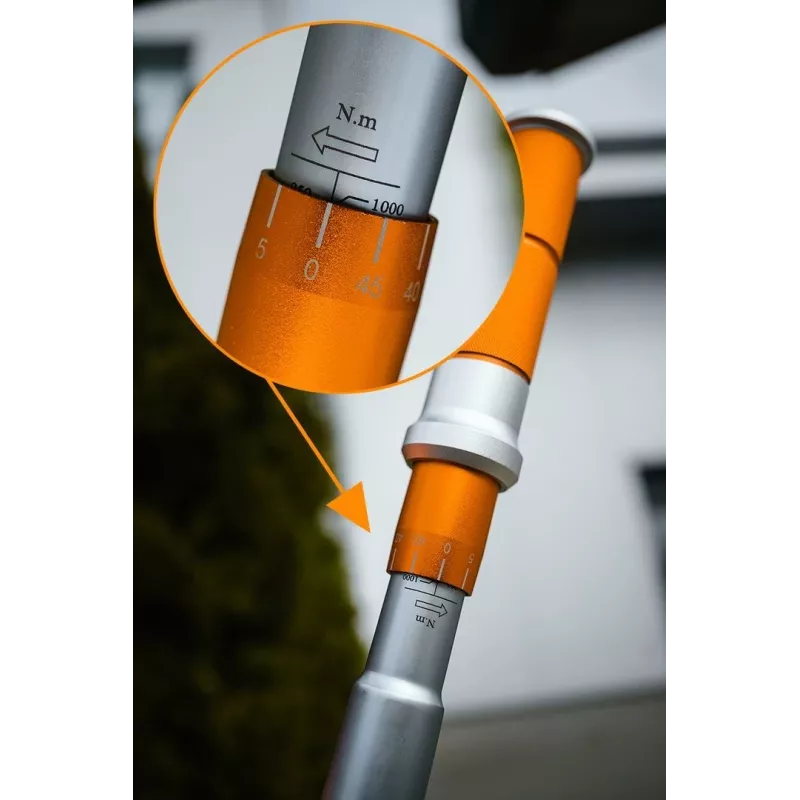 NEO TOOLS 08-839 chiave dinamometrica a cricchetto 1/2 pollice 42-210 Nm con doppia scala e valigetta