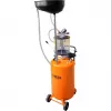 NEO TOOLS 10-811 aspiratore pneumatico mobile per olio con serbatoio di controllo, serbatoio principale 80L, serbatoio trasparente 10L, pressione aria 6-8 bar, 4 ruote piroettanti