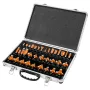 Neo Tools Set di frese in metallo duro, gambo da 8 mm, 35 pz