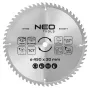 NEO TOOLS lama circolare TCT 450 mm, 60 denti, foro 30 mm, per legno