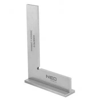 NEO TOOLS 72-035 Goniometro in acciaio inox con braccio regolabile, 150 mm, 0-180 gradi