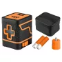 NEO TOOLS 75-146 Livella laser a linee incrociate 15 m raggio verde con valigetta