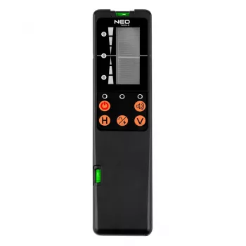 NEO TOOLS 75-151 ricevitore laser per laser rotativi rossi con doppio LCD e supporto per asta