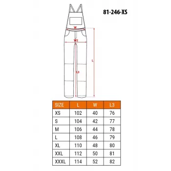 NEO Tools 81-246-XS maglietta da lavoro grafite XS – 100% cotone, EN ISO 13688