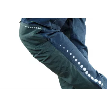 NEO Tools 81-246-XXL pantaloni da lavoro uomo con tasche per ginocchiere, grigio/nero, taglia XXL