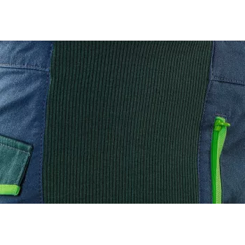 NEO Tools 81-246-XXXL abbigliamento da lavoro - grigio/verde, 65% poliestere 35% cotone, 267 g/m², cuciture triple, certificato CE