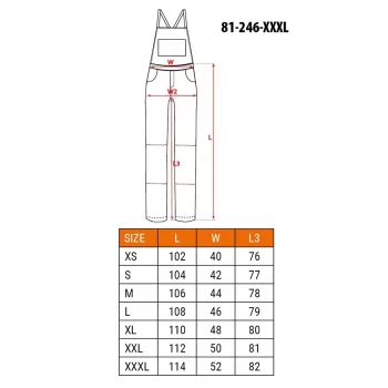 NEO Tools 81-246-XXXL abbigliamento da lavoro - grigio/verde, 65% poliestere 35% cotone, 267 g/m², cuciture triple, certificato CE
