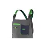 NEO TOOLS 81-247-XXL Pantaloni da lavoro professionali con tasche per ginocchiere, grigio/verde, taglia XXL