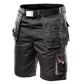 NEO Tools 81-270-XL pantaloni da lavoro protettivi, grigio/nero, taglia XL, 9 tasche, EN ISO 13688