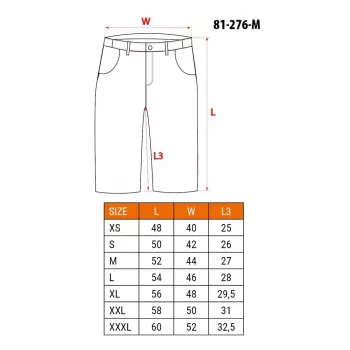 NEO Tools 81-276-M Pantaloncini protettivi, grigio/verde, taglia M, 9+ tasche, Oxford 300D rinforzato, certificato CE