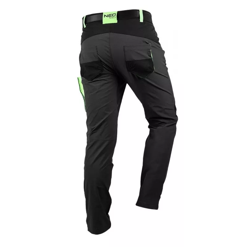 NEO Tools 81-290-M Pantaloni da lavoro protettivi, nero, taglia M, 10 tasche, EN ISO 13688
