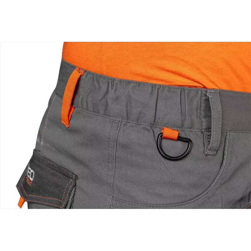 NEO Tools 81-325-L pantaloni protettivi taglia L grigio/nero con dettagli arancioni