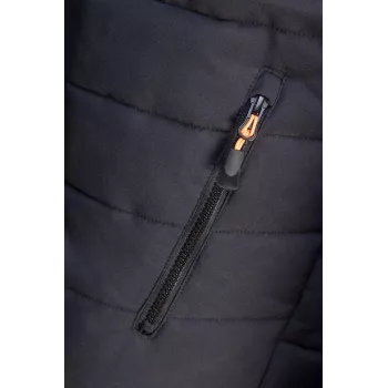 NEO TOOLS 81-574-S Giacca da lavoro softshell unisex, nero/grigio, taglia S, idrorepellente, antivento, foderata in pile