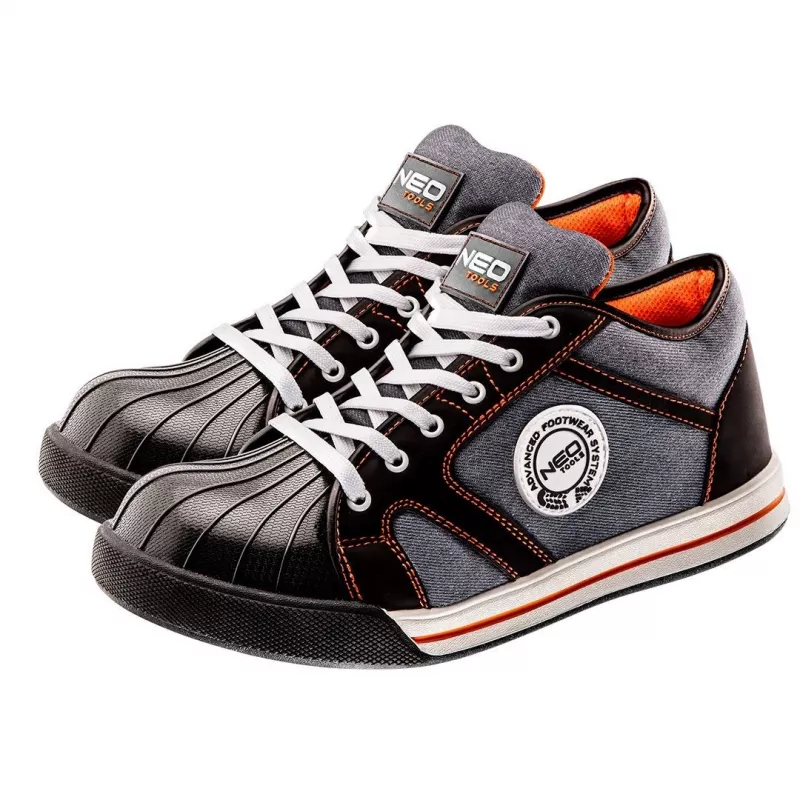 NEO Tools 82-112 S1P SRC Scarpe antinfortunistiche, puntale in acciaio, taglia 46, nero/grigio