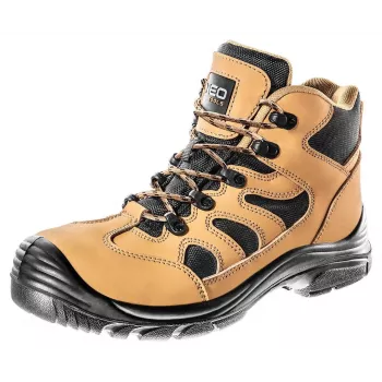NEO Tools 82-124 S1P SRC scarpe antinfortunistiche con puntale in acciaio e lamina antiperforazione, pelle scamosciata, taglia 42