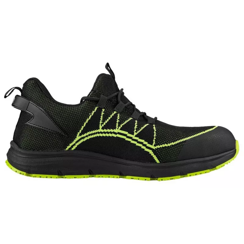 NEO Tools 82-161-42 scarpe antinfortunistiche S1P SRC, modello basso, taglia 42, nero/grigio